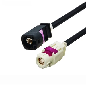 Black A to White B Jack 4 Pin HSD LVDS Connector for Aftermarket Car Radio GPS Navigation Display High Speed LVDS HSD Cables Black A to White B Jack 4 Pin HSD LVDS Connector for Aftermarket Car Radio GPS Navigation Display High Speed LVDS HSD Cables