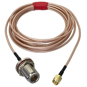 1Pcs N female JACK Nut bulkhead to SMA male Plug straight crimp RG316 cable jumper pigtail 4inch~10M RF Coaxial Connector 1Pcs N female JACK Nut bulkhead to SMA male Plug straight crimp RG316 cable jumper pigtail 4inch~10M RF Coaxial Connector