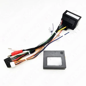 Quadlock Harness CAN Bus Decoder, SWC Retention, P&P 16Pin Android Radio Adapter, for Aftermarket Vehicle Quadlock Harness CAN Bus Decoder, SWC Retention, P&P 16Pin Android Radio Adapter, for Aftermarket Vehicle