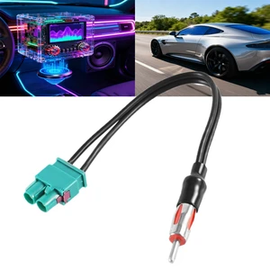 Antenna Audio Cable Male Double Fakra - Din Male Aerial Radio Audio Cable Adaptor For Aftermarket Vehicle Antenna Audio Cable Male Double Fakra - Din Male Aerial Radio Audio Cable Adaptor For Aftermarket Vehicle