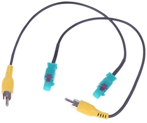 1/2pcs Fakra to RCA Connector Cable for Car Rear Sight Conversion, Rear View Camera Adapter 1/2pcs Fakra to RCA Connector Cable for Car Rear Sight Conversion, Rear View Camera Adapter