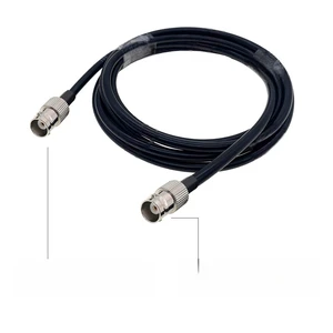 RG223 Cable BNC Male Right Angle to BNC Female Bulkhead RF Cable 50 Ohm Low Loss Crimp Connector Double Shielded Silver Plated RG223 Cable BNC Male Right Angle to BNC Female Bulkhead RF Cable 50 Ohm Low Loss Crimp Connector Double Shielded Silver Plated
