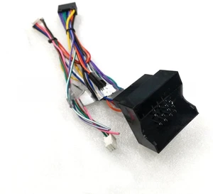 For Aftermarket Vehicle GPS MP5 Video Player Car Radio Stereo Wiring Harness Cable Adapter Canbus Android 16 Pin For Aftermarket Vehicle GPS MP5 Video Player Car Radio Stereo Wiring Harness Cable Adapter Canbus Android 16 Pin