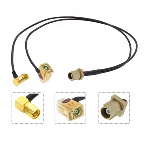 Fakra to SMA Splitter Jumper Fakra I Male to 1xFakra I Female 1xSMA Male Plug Adapter Pigtail Auto Car GPS Wire Harness 10CM~10M Fakra to SMA Splitter Jumper Fakra I Male to 1xFakra I Female 1xSMA Male Plug Adapter Pigtail Auto Car GPS Wire Harness 10CM~10M