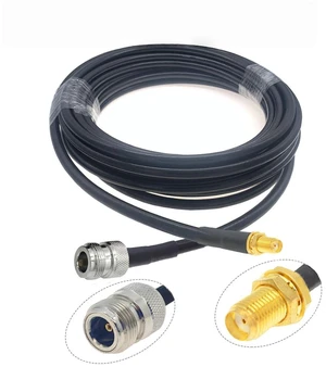 RP-SMA Male to N Male Connector 50Ohm 5D-FB Pigtail RF Adapter Coaxial Cable 5DFB RF Extension Jumper Cord 1m 5m 10m 20m RP-SMA Male to N Male Connector 50Ohm 5D-FB Pigtail RF Adapter Coaxial Cable 5DFB RF Extension Jumper Cord 1m 5m 10m 20m