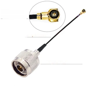 1PCS Rear Screw Nut N Female Bulkhead to RF1 Female Connector RF1.13/RG178 Cable N to RF Coaxial Extension Jumper 1PCS Rear Screw Nut N Female Bulkhead to RF1 Female Connector RF1.13/RG178 Cable N to RF Coaxial Extension Jumper