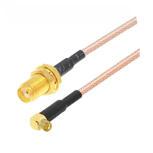 2PCS Straight MMCX Male to SMA Female Right Angle 90 Degree RG316 Pigtail FPV Antenna Adapter RF Coaxial Extension Cable 5CM-10M 2PCS Straight MMCX Male to SMA Female Right Angle 90 Degree RG316 Pigtail FPV Antenna Adapter RF Coaxial Extension Cable 5CM-10M
