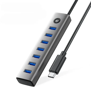 7 IN 1 USB 3.0 Hub 5Gbps Type -C Docking Station for Type-C Laptop Laptops USB 3.0 7-Port HUB PC USB Adapter Spliter 7 IN 1 USB 3.0 Hub 5Gbps Type -C Docking Station for Type-C Laptop Laptops USB 3.0 7-Port HUB PC USB Adapter Spliter