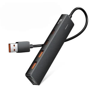 Usb Hub 4 Port ABS Hub USB 3.2 10Gbps for Laptop Multi Splitter Adapter For Type-C Laptop PC Computer Accessories Usb Hub 4 Port ABS Hub USB 3.2 10Gbps for Laptop Multi Splitter Adapter For Type-C Laptop PC Computer Accessories
