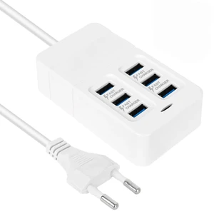 6Ports Multiport USB docking station 35W PD Type-C Mobile Phone Fast Chargin Quick TypeC Hub Adapter EU US Plug 6Ports Multiport USB docking station 35W PD Type-C Mobile Phone Fast Chargin Quick TypeC Hub Adapter EU US Plug