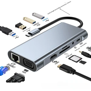 Type-C Docking Station Type-C Laptop Multi-Port Laptop Expander 11-in-1 Docking Station Type-C Docking Station Type-C Laptop Multi-Port Laptop Expander 11-in-1 Docking Station