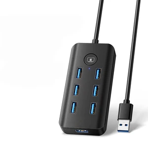 7-in-1 USB 3.0 Hub Multi USB Splitter Power Adapter 5Gbps High Speed USB Splitter OTG Adapter For PC Laptop Type-C Laptop 7-in-1 USB 3.0 Hub Multi USB Splitter Power Adapter 5Gbps High Speed USB Splitter OTG Adapter For PC Laptop Type-C Laptop
