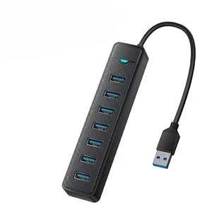 USB 3.0 HUB 5Gbps Dock Station 7 Port USB A Type C HUB Splittter Multi Port Socket USB3.0 HUB for Type-C Laptop Laptop USB 3.0 HUB 5Gbps Dock Station 7 Port USB A Type C HUB Splittter Multi Port Socket USB3.0 HUB for Type-C Laptop Laptop