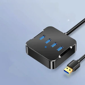 USB Hub 4 Ports USB3.0 splitter Dock Station USB3.0 5Gbps High speed transmission HUB For Laptop Type-C Laptop PC USB Hub 4 Ports USB3.0 splitter Dock Station USB3.0 5Gbps High speed transmission HUB For Laptop Type-C Laptop PC