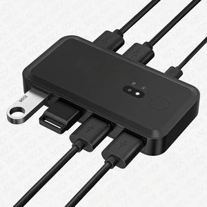 USB 3.0 Switcher KM Switch Selector KVM Hub Docking Station 2 Computer Laptop PC Desktop Accessories Share Printer Keyboard USB 3.0 Switcher KM Switch Selector KVM Hub Docking Station 2 Computer Laptop PC Desktop Accessories Share Printer Keyboard