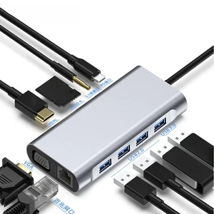 Type-C Hub to Video Output Adapter USB C Hub 4K TF SD Reader Slot PD For Type-C Laptop Chip dock station Type-C Hub to Video Output Adapter USB C Hub 4K TF SD Reader Slot PD For Type-C Laptop Chip dock station