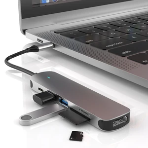 Type C to Video Output Adapter USB C Hub Docking Station for Type-C Laptop Type-C Phone - USB 3.0 HUB with Ethernet Port Type C to Video Output Adapter USB C Hub Docking Station for Type-C Laptop Type-C Phone - USB 3.0 HUB with Ethernet Port