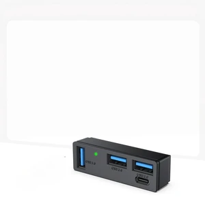 4in1 USB Hub for PS5 PC Laptop USB 3.0 Hub 4 Ports 3 USB 3.0 and 1 Type C for Gaming Handheld 5Gbps Plug and Play with Pouch 4in1 USB Hub for PS5 PC Laptop USB 3.0 Hub 4 Ports 3 USB 3.0 and 1 Type C for Gaming Handheld 5Gbps Plug and Play with Pouch