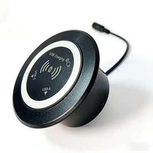 3 in 1 Wireless Charger Built in Type-C USB Ports Desktop Embedded Charging Station for Type-C Phone 3 in 1 Wireless Charger Built in Type-C USB Ports Desktop Embedded Charging Station for Type-C Phone