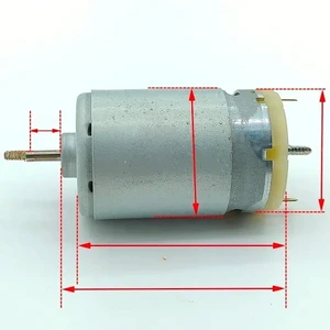 Generic for 69212 RS-550 Motor DC 6V-12V 30000RPM High Speed Power Large Torque Mini 36mm Carbon Brush Motor DIY Electric Drill Tool Generic for 69212 RS-550 Motor DC 6V-12V 30000RPM High Speed Power Large Torque Mini 36mm Carbon Brush Motor DIY Electric Drill Tool