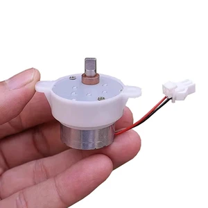 Generic for Micro Mini 300 Gearbox Gear Motor DC 6V-12V 15RPM Slow Speed Large Torque Dual Flat Shaft DIY Electric Valve Hobby Toy Model Generic for Micro Mini 300 Gearbox Gear Motor DC 6V-12V 15RPM Slow Speed Large Torque Dual Flat Shaft DIY Electric Valve Hobby Toy Model
