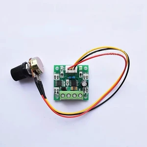 Generic for Low Voltage DC 3V 3.7V 5V 6V 9V 12V 18V 2A Mini PWM DC Brush Motor Speed Controller Adjustable Driver Forward Reverse Switch Generic for Low Voltage DC 3V 3.7V 5V 6V 9V 12V 18V 2A Mini PWM DC Brush Motor Speed Controller Adjustable Driver Forward Reverse Switch