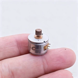 Generic for 18 Degree Mini 15mm Diameter Stepper Motor 2 Phase 4 Wire Micro Stepping Motor With 16T Metal Gear For Digital Product Camera Generic for 18 Degree Mini 15mm Diameter Stepper Motor 2 Phase 4 Wire Micro Stepping Motor With 16T Metal Gear For Digital Product Camera