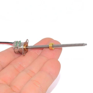 Generic for DC 5V 2-phase 4-wire Micro 10mm Stepper Motor Mini 50mm Stroke Long Linear actuator Stepper motor Screw Block Nut Rod Generic for DC 5V 2-phase 4-wire Micro 10mm Stepper Motor Mini 50mm Stroke Long Linear actuator Stepper motor Screw Block Nut Rod
