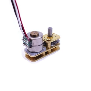Generic for DC 3V-5V Micro Mini 10mm Precision 2-phase 4-wire Gear Stepper Motor Hybrid Stepping 7-shaped Flipped Output Shaft Large Torque Generic for DC 3V-5V Micro Mini 10mm Precision 2-phase 4-wire Gear Stepper Motor Hybrid Stepping 7-shaped Flipped Output Shaft Large Torque