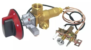 Generic for Brass Flame Failure Valve with Ignition System 1/2" High Flow Ports for Low-Height Household Gas Stoves Generic for Brass Flame Failure Valve with Ignition System 1/2" High Flow Ports for Low-Height Household Gas Stoves