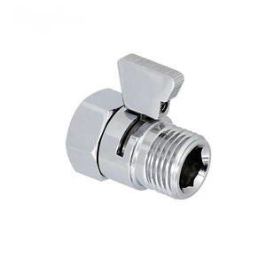 Generic for Bagnolux High Quality Wholesale Promotion Brand Polished Chrome Shower Head Shut-Off Valve Brass with Brass Handle Generic for Bagnolux High Quality Wholesale Promotion Brand Polished Chrome Shower Head Shut-Off Valve Brass with Brass Handle