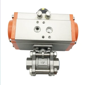 Generic for DN15 High Platform Pneumatic Ball Valve Stainless Steel 304 Double Acting Cylinder Generic for DN15 High Platform Pneumatic Ball Valve Stainless Steel 304 Double Acting Cylinder