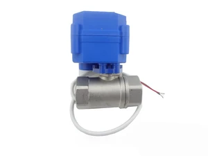 Generic for Motorized Ball Valve G3/4" DN20 (reduce port) 2 way 12VDC CR04,Stainless steel,and electrical Valve Generic for Motorized Ball Valve G3/4" DN20 (reduce port) 2 way 12VDC CR04,Stainless steel,and electrical Valve