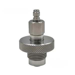 Generic for HP Air Fill Station G5/8-14 Male Plug Valve Connector Refill Stainless Steel With Standard 8MM Quick Disconnect 300Bar Din Valve Generic for HP Air Fill Station G5/8-14 Male Plug Valve Connector Refill Stainless Steel With Standard 8MM Quick Disconnect 300Bar Din Valve