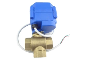 Generic for 3 way motorized ball valve DN15 (reduce port), electric ball valve( L Port), motorized valve, MV-3-15-12V-L-R01-1 Generic for 3 way motorized ball valve DN15 (reduce port), electric ball valve( L Port), motorized valve, MV-3-15-12V-L-R01-1