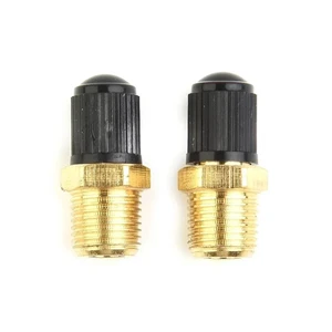 Generic for 2pcs 1/8 Inch NPT Solid Brass Air Compressor Tank Fill Valve Anti-rust Hexagonal Valves W/ Installed Core Black Plastic Cap Generic for 2pcs 1/8 Inch NPT Solid Brass Air Compressor Tank Fill Valve Anti-rust Hexagonal Valves W/ Installed Core Black Plastic Cap