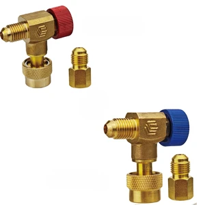 Generic for 4PCS Right Angle Copper Air Conditioner Safety Valve R22/32/410 Fluorine Adding Valve Refrigerant Adapter Generic for 4PCS Right Angle Copper Air Conditioner Safety Valve R22/32/410 Fluorine Adding Valve Refrigerant Adapter
