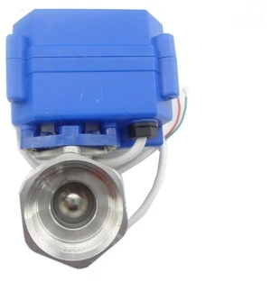 Generic for 2 way 12VDC CR04 motorized ball valve G3/4" DN20 (reduce port),Stainless steel, electrical valve Generic for 2 way 12VDC CR04 motorized ball valve G3/4" DN20 (reduce port),Stainless steel, electrical valve