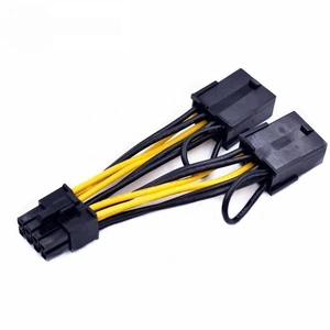 For Premium Dual PCIE 8Pin GPU to CPU 8 Pin Graphics Card Power Cable for K80 M40 M60 P40 V100 P100 A6000 For Premium Dual PCIE 8Pin GPU to CPU 8 Pin Graphics Card Power Cable for K80 M40 M60 P40 V100 P100 A6000