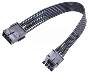 For 20cm PCIe 8 Pin FeMale to CPU 8(4+4) Pin Male EPS-12V CPU Motherboard Power Adapter Cable For 20cm PCIe 8 Pin FeMale to CPU 8(4+4) Pin Male EPS-12V CPU Motherboard Power Adapter Cable