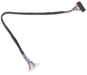 For B*1PCS Universal 20Pin DF19-20-D8 1ch Signal 8 Bit LCD Screen Driver Board Line LVDS Screen Cable 1mm Pin Pitch 250mm