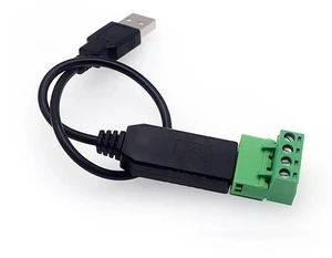 For RS485 To USB 485 Converter Adapter Support Win7 XP WIN98 WIN2000 WINXP WIN7 WIN10 VISTA