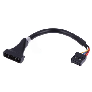 For USB 3.0 to 2.0 Cable Converter USB Motherboard Header Mainboard USB3.0 20Pin to USB2.0 9Pin Connector Extension Cable Bridge For USB 3.0 to 2.0 Cable Converter USB Motherboard Header Mainboard USB3.0 20Pin to USB2.0 9Pin Connector Extension Cable Bridge