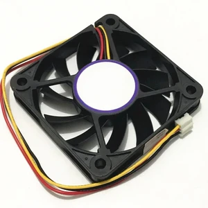 For EC6010L12ER DC12V 0.14A 60x60x10mm 3-Wire Server Cooling Fan