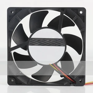 For 5V 12V 24V 12025 12CM 120X120X25MM Double ball bearing inverter Large air volume 9G1248H403 cooling fan DC 48V 0.10A For 5V 12V 24V 12025 12CM 120X120X25MM Double ball bearing inverter Large air volume 9G1248H403 cooling fan DC 48V 0.10A