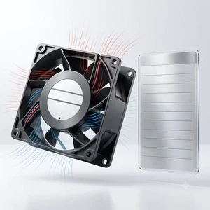 For 3115RL-05W-B60 24V 0.50A 80mm 8038 DC Cooling Fan Dual Ball Bearing for CNC Inverter Industrial Cabinet Cooler