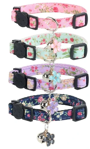 Cat Collars with Bells, Breakaway Kitten Collar, Cute Kitty Collar, Pet Supplies Accessories