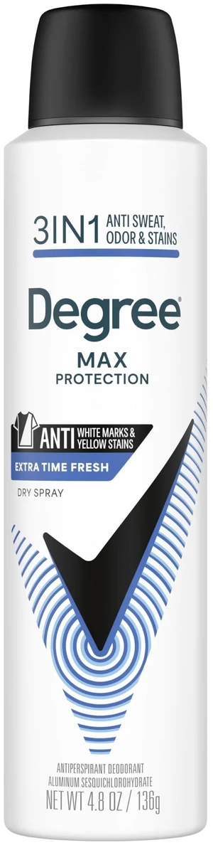 Men Dry Spray Extra Fresh Max Protection 4.8 oz | Provides long-lasting odor protection with an extra fresh scent.
