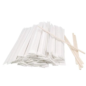 Stir Sticks Wooden 7 inch for Home Office Stirring, 180Pcs | Coffee Stirrers Mixing Sticks Individually Wrapped for Coffee Bar Station Business Cocktail Drinks Tea Chocolate Stir Sticks Wooden 7 inch for Home Office Stirring, 180Pcs | Coffee Stirrers Mixing Sticks Individually Wrapped for Coffee Bar Station Business Cocktail Drinks Tea Chocolate