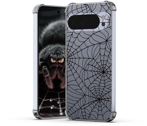 for Google Pixel 10 Pro Clear Cool Case Black Spider Web Pattern Halloween Phone Cover for Kids Soft TPU Bumper Case Cover Shockproof Protective Mobile Shell for Pixel 10 Pro - Black Spider Web for Google Pixel 10 Pro Clear Cool Case Black Spider Web Pattern Halloween Phone Cover for Kids Soft TPU Bumper Case Cover Shockproof Protective Mobile Shell for Pixel 10 Pro - Black Spider Web